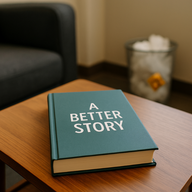 A book titled 
